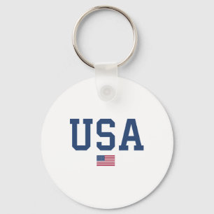 USA Shirt Vrouwen Mannen Kinder Amerikaanse Vlag P Sleutelhanger