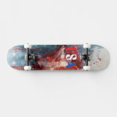 USA Skateboard (Horizontaal)