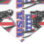 USA-Skier Tafelkleed (Gekanteld)