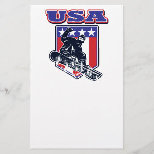 USA Snowboarding Briefpapier