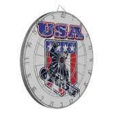 USA Snowboarding Dartbord (Voorkant Links)