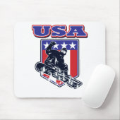 USA Snowboarding Muismat (Met muis)