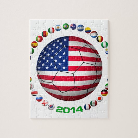 USA Soccer 5332 Legpuzzel (Verticaal)