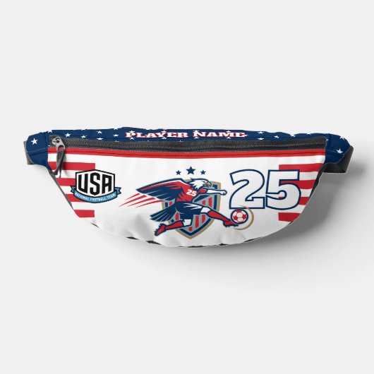 USA Soccer Eagle National Team Patriotic Action Heuptasje (Liggend)