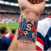 USA Soccer Pride 2026 Patriottische Game Day Fan 