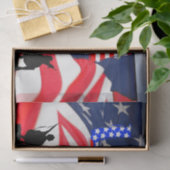 Usa Soldier in Honor Flag Tissuepapier (Geschenk)