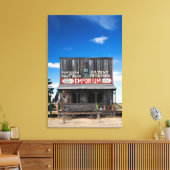 USA, South Dakota, Stamford, 1880 Town 2 Canvas Afdruk (Insitu (Woonkamer))