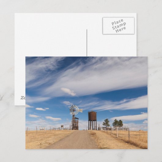 USA, South Dakota, Stamford, 1880 Town Briefkaart (Voorkant / Achterkant)