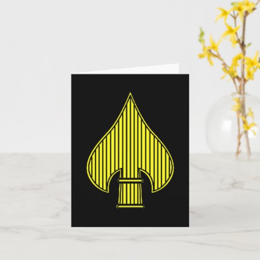 Usa Special Operations Command Logo Patriotic Vete Kaart (Gele Bloem)
