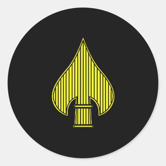 Usa Special Operations Command Logo Patriotic Vete Ronde Sticker (Voorkant)