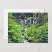 USA, staat Washington, Mt Adams Wilderness. Twin Briefkaart (Voorkant / Achterkant)