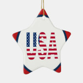 USA Star Dated Ornament (Rechts)