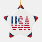 USA Star Dated Ornament (Voorkant)