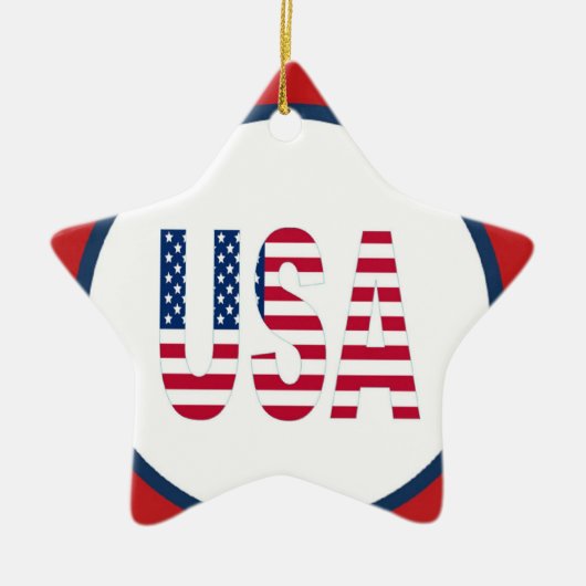 USA Star Dated Ornament (Voorkant)