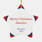 USA Star Dated Ornament (Achterkant)