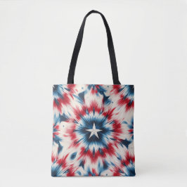 USA Star "één natie onder God" Tote Bag