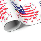 USA Star Spangled Love Mijn land van liefde Cadeaupapier (Rol Hoek)