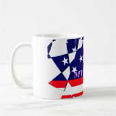 USA Star Spangled Love Mijn land van liefde Koffiemok (Links)