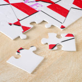 USA Star Spangled Love Mijn land van liefde Legpuzzel (Zijkant)