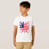 USA Star Spangled Love Mijn land van liefde T-shirt (Voorkant volledig)