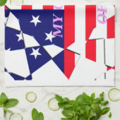 USA Star Spangled Love Mijn land van liefde Theedoek (Gevouwen)