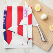 USA Star Spangled Love Mijn land van liefde Theedoek (Quarter Fold)