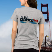 USA Stars Stripes Grafisch T-shirt