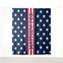 USA Stars Stripes ⭐ Monogram Verbluffend