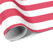 USA Stars Stripes Script Monogram Dazzling Cadeaupapier (Rol Hoek)