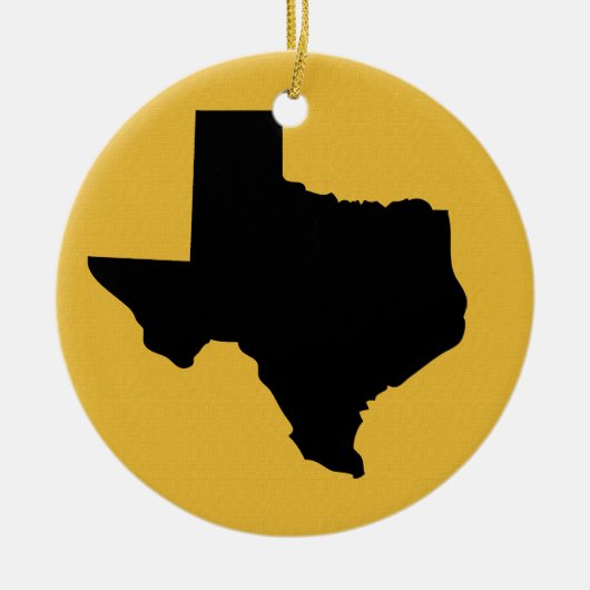 USA States Texas - SRF Keramisch Ornament (Voorkant)