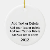 USA States Texas - SRF Keramisch Ornament (Achterkant)