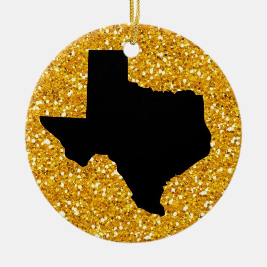 USA States Texas - SRF Keramisch Ornament (Voorkant)