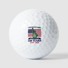 USA Statue of Liberty 250 Years 1776-2026 Golfballen