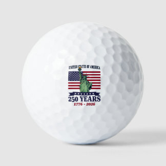 USA Statue of Liberty 250 Years 1776-2026 Golfballen
