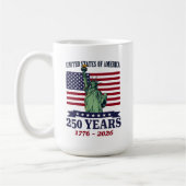 USA Statue of Liberty 250 Years 1776-2026 Koffiemok (Links)