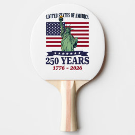 USA Statue of Liberty 250 Years 1776-2026 Tafeltennisbatje