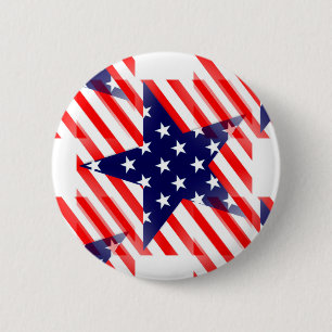 usa ster ronde button 5,7 cm