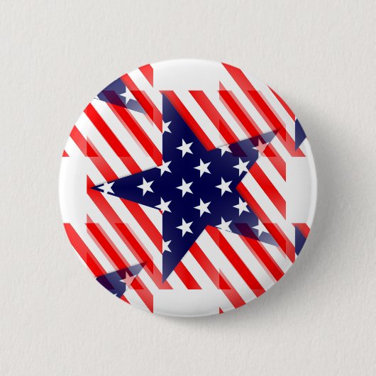 usa ster ronde button 5,7 cm (Voorkant)