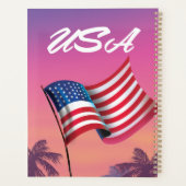 USA Sterren en strepen Planner (Achterkant)
