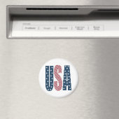 USA Sterren en Stripes Magnet (Insitu (Vaatwasser))
