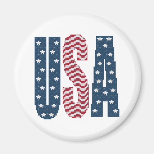 USA Sterren en Stripes Magnet (Voorkant)