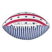 USA Sterren Strepen Rood Wit Blauw Patriottische S American Football (Voorkant)