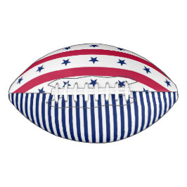 USA Sterren Strepen Rood Wit Blauw Patriottische S American Football