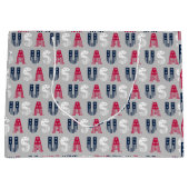 USA Sterren & Stripes Groot Cadeauzakje (Voorkant)