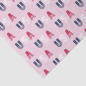USA Sterren & Stripes Tissuepapier (Detail)