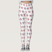USA Sterrenpatroon met sterren en strepen Patrioti Leggings (Voorkant)