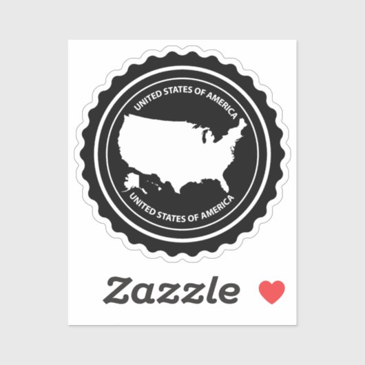 USA STICKER (Vel)