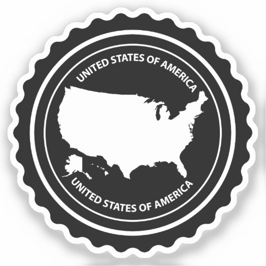 USA STICKER (Voorkant)