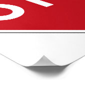 USA Stopbord Poster (Hoek)