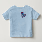 USA Strand Baby's & Peuter T-shirts (Achterkant)